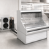 Thumbnail image #3 for Howard-McCray 35E Series Remote Straight-Side Low-Profile Open Merchandiser, 51 Inch W x 44 Inch H, White, LED Top