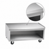 Thumbnail image #3 for La Rosa 62-Inch x 28-Inch Mobile Open Base Equipment Stand, 304 Stainless Steel