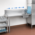 Thumbnail image #3 for Advance Tabco Straight-Soil Left Dish Table with Pre-Rinse Sink, 107 Inch, 16 Gauge 304 Stainless Steel