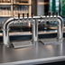 Thumbnail image #3 for 3-Column 8-Faucet Countertop Pipe Bridge Draft Dispensing Tower, Glycol-Cooled, Mirror Finish