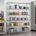 Thumbnail image #3 for Eagle Redi-Pak 5-Tier Stationary Wire Shelving Unit, 48 x 18 x 63 Inches, Hybrid Epoxy Finish
