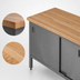 Thumbnail image #3 for John Boos EBSW7-3072 72-Inch x 30-Inch Enclosed Base Wood Top Work Table with 1-3/4-Inch Maple Top and Sliding Doors