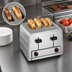 Thumbnail image #3 for Waring Commercial WCT800 Heavy-Duty 4-Slice Pop-Up Toaster with 1-1/8-Inch Slots