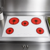 Thumbnail image #3 for Summit Commercial 30-Inch Built-In Electric Radiant Cooktop with 5 Burners, White Ceramic Glass