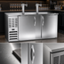 Thumbnail image #3 for Beverage-Air DD68HC-S 68-Inch Wide Direct Draw Beer Dispenser with Solid Doors and Dual Faucet Towers