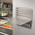 Thumbnail image #3 for BK Resources GrillCook Pro Medium Universal Stainless Steel Upright Prep Shelf Stand with 12-Inch Shelf