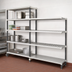 Thumbnail image #3 for Cambro Camshelving Elements XTRA 30-Inch Wide x 21-Inch Deep x 84-Inch High 4-Shelf Stationary Add-On Polymer Shelving Unit