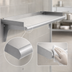 Thumbnail image #3 for Eagle Snap-n-Slide 60 x 15-Inch Wall-Mounted Shelf with V Marine Front Edge, 16/430 Stainless Steel