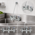 Thumbnail image #3 for Chrome-Plated Brass Service Sink Mixing Faucet with 8-Inch Adjustable Centers