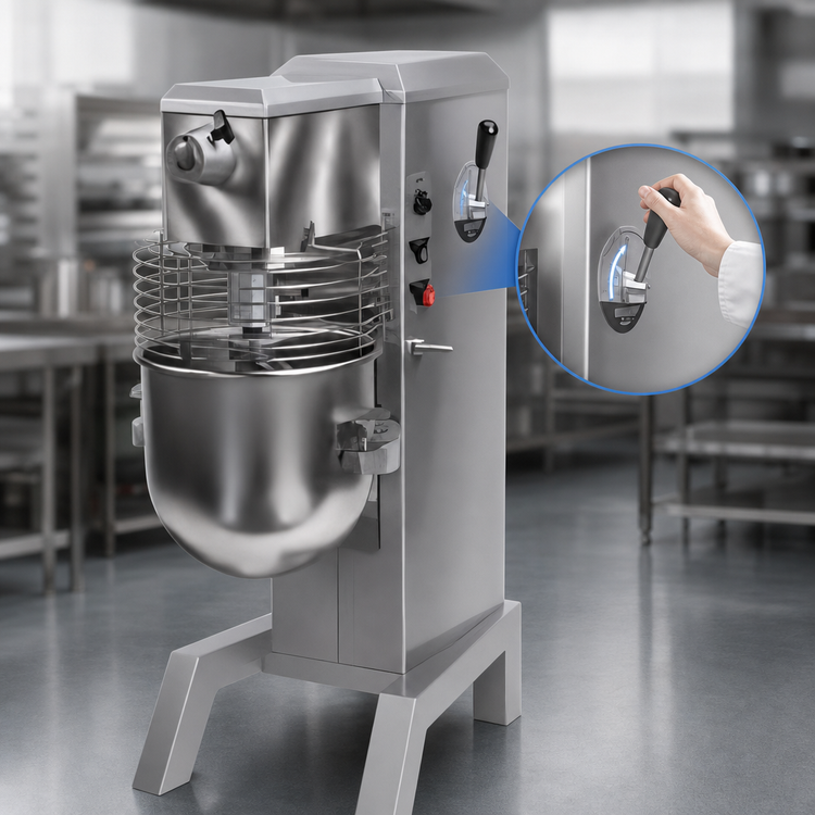 Product image #3 for Univex SRM30+ 30 Quart Floor Model Planetary Mixer