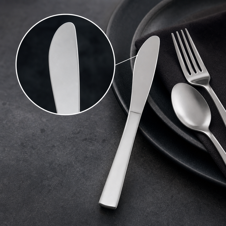 Product image #3 for Windsor #53 Medium Weight Plain Edge Dinner Knife, 18/0 Stainless Steel