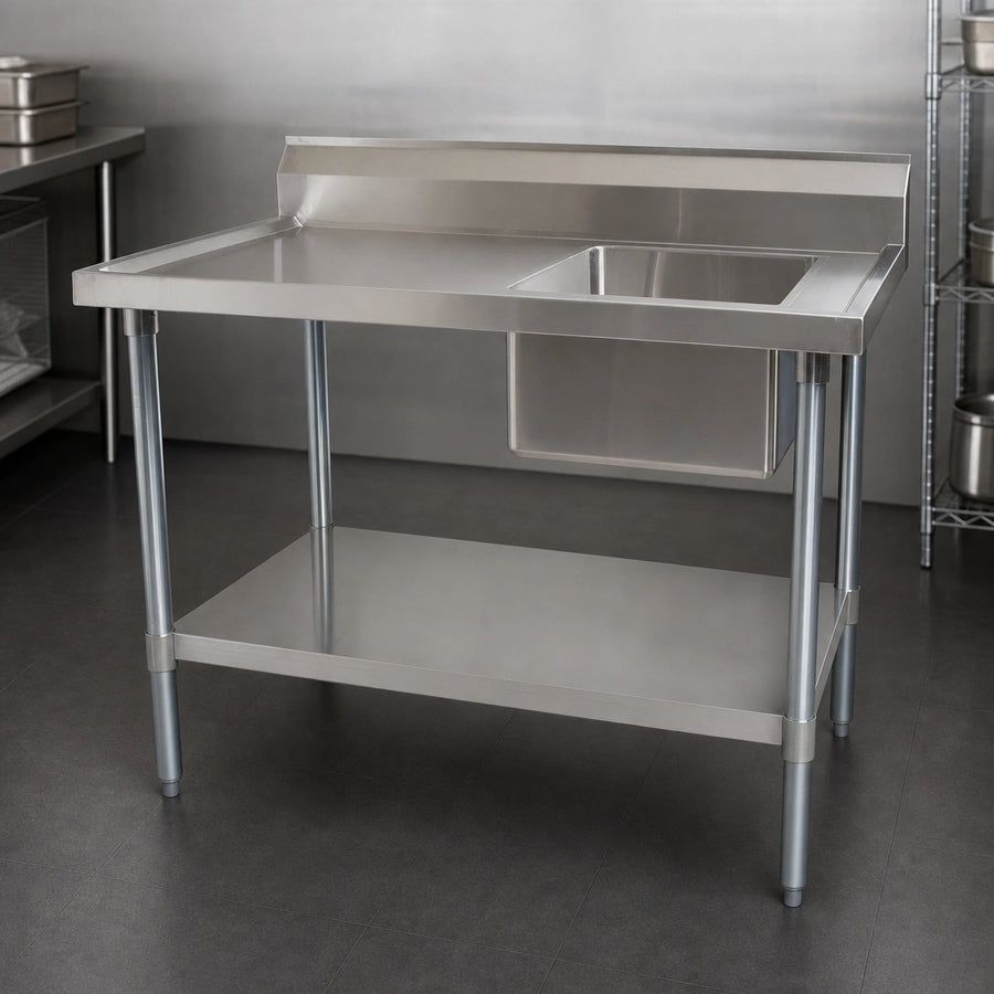Right-Side Prep Sink
