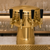 Thumbnail image #3 for Glastender Mushroom 4-Faucet Glycol-Cooled Draft Dispensing Tower, Polished Brass