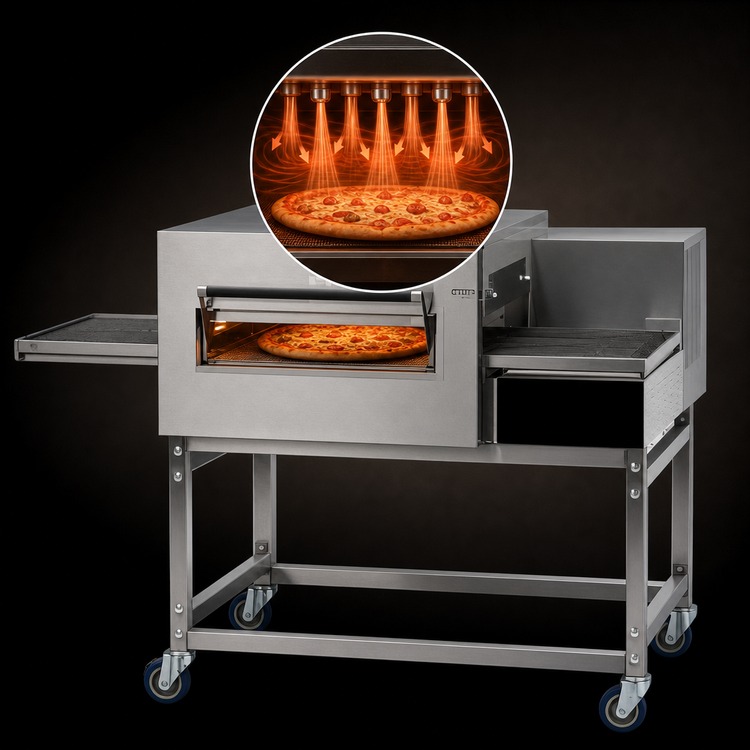 Product image #3 for Lincoln Impinger II 1100 Series Front-Loading LP Gas Single-Deck Conveyor Oven