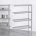 Thumbnail image #3 for Eagle Group 4-Tier Add-On Wire Shelving Unit, 60 W x 24 D x 74 H, Stainless Steel Finish