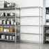 Thumbnail image #3 for EAGLEbrite 4-Tier Add-On Wire Shelving Unit, 36 x 18 x 63 Inches, Zinc Finish
