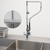 Thumbnail image #3 for OptiFlow Lead-Free Single-Hole Deck Mount Swing Arm Pre-Rinse Assembly with 12-Inch Add-On Faucet