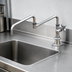 Thumbnail image #3 for T&S Brass Big-Flo Single-Temperature Deck Mount Pot & Kettle Sink Faucet with 24-Inch Double-Jointed Swing Nozzle