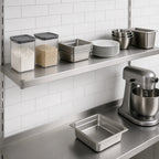 Thumbnail image #3 for Eagle Group SS1860S 60 x 18 Inch Solid Stainless Steel Shelf with Marine Edge Case of 2