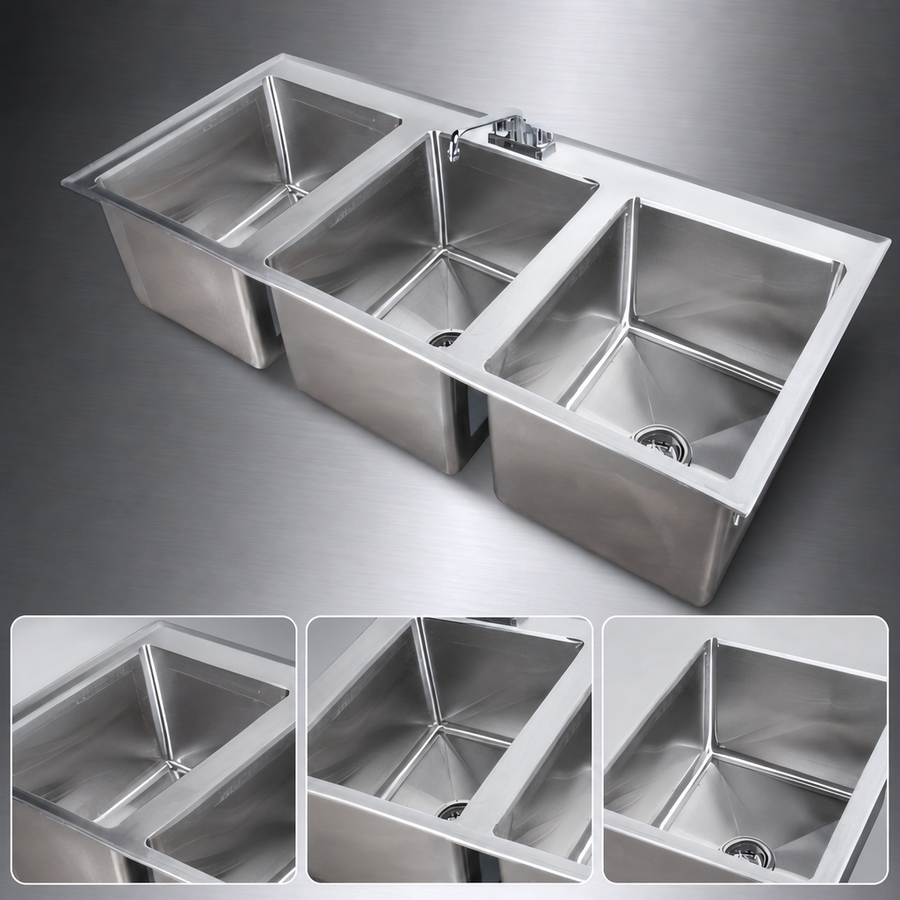 Three Fabricated Bowls
