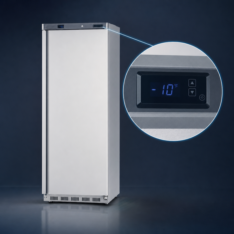 Product image #3 for Maxx Cold X-Series 23 Cu. Ft. 1-Section Single Door Upright Reach-In Freezer