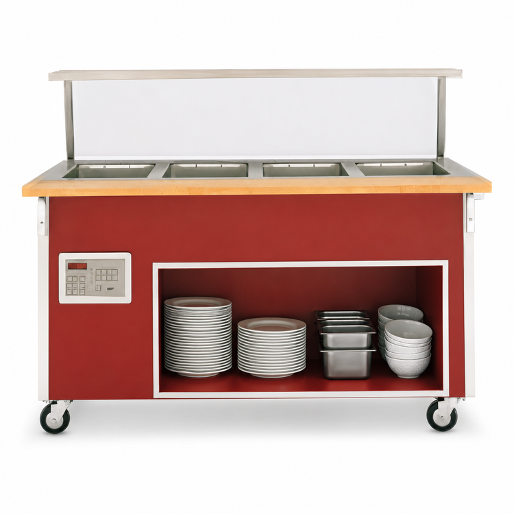 Product image #3 for Vollrath 4-Series Signature Server 50-Inch Wide Open Storage Module for 74-Inch Units