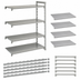 Thumbnail image #4 for Cambro Camshelving Premium Solid Add-On Polymer Shelving Unit, 36