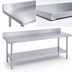 Thumbnail image #3 for Duke 120-Inch x 36-Inch Stainless Steel Work Table with 5-Inch Riser and Undershelf