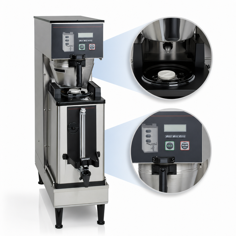 Product image #3 for BUNN BrewWISE Single Soft Heat Satellite Coffee Brewer, 1-1/2 Gallon Server Capacity, 120V
