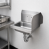 Thumbnail image #3 for John Boos Pro-Bowl Wall-Mount Stainless Steel Hand Sink with Right Side Splash, 14 x 10 x 5-Inch Bowl