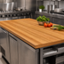 Thumbnail image #3 for Appalachian Red Oak Edge Grain Island Countertop, 144 x 32 x 1-1/2 Inch, Varnique Finish