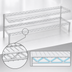Thumbnail image #3 for QuadTruss 2-Tier Front Case Cantilevered Wire Shelving Unit, 30 x 14 x 14 Inches, White Epoxy