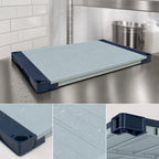 Thumbnail image #3 for Metro MetroMax 4 MAX4-2148F Solid Polymer Shelf, 48"W x 21"D, Blue, Removable Mat, Antimicrobial Protection