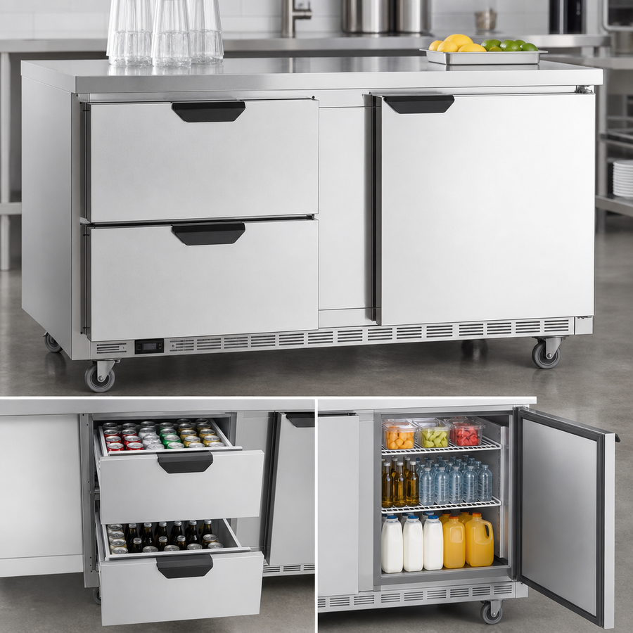 Two-Section Undercounter Design