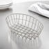 Thumbnail image #3 for American Metalcraft Stainless Steel Oblong Grid Serving Basket, 9 x 6 x 2.5 Inches