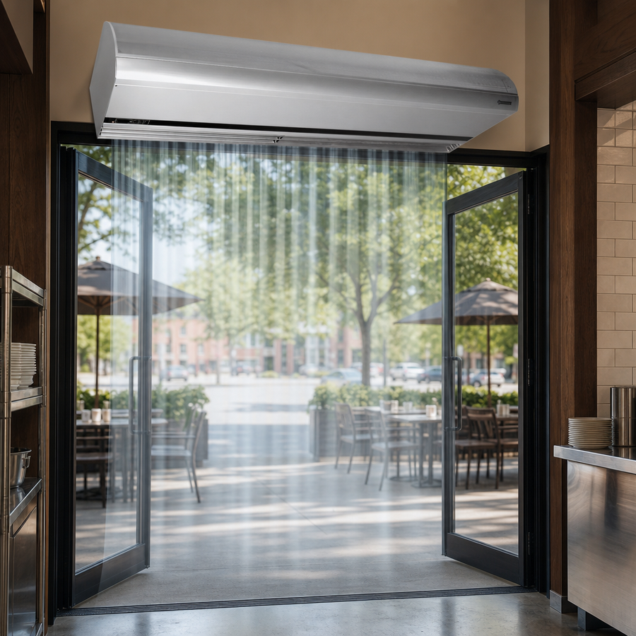 Unheated Air Curtain Design
