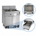 Thumbnail image #3 for Imperial 4-Tank Electric Floor Fryer with Built-In Space Saver Filter System, 75 lb. Capacity per Tank