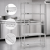 Thumbnail image #3 for Eagle Group 5-Tier Wire Shelving Starter Unit with QuadTruss, 60W x 21D x 74H, Stainless Steel Finish