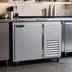 Thumbnail image #4 for Beverage-Air One-Section Undercounter Side-Mount Refrigerator, 41-Inch W, Solid Door, 7.94 Cu. Ft.