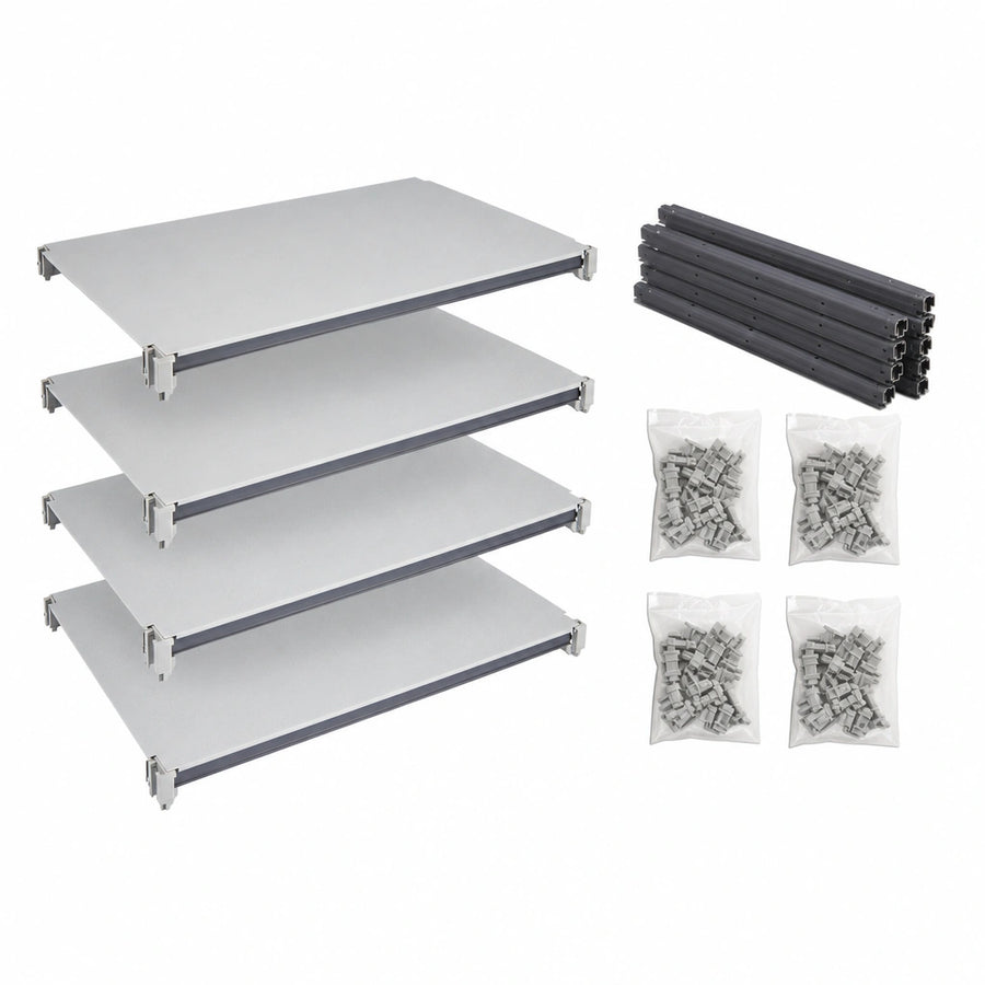 Four-Shelf Solid Kit