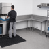 Thumbnail image #3 for Advance Tabco Korner Right-Return Corner Clean Dishtable, 71-Inch, 14-Gauge 304 Stainless Steel
