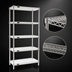Thumbnail image #3 for EAGLEbrite 5-Tier Starter Wire Shelving Unit, 24-Inch x 24-Inch x 74-Inch, Zinc Finish