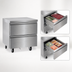Thumbnail image #3 for Delfield 32-Inch One-Section Undercounter Freezer Worktop with 2 Drawers