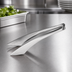 Thumbnail image #3 for 8-1/2-Inch Short Serving Tongs, 18/8 Stainless Steel, Satin Finish