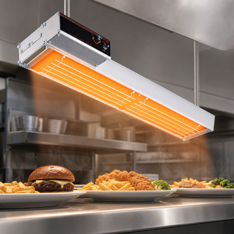 Product image #3 for Hatco Glo-Ray High Watt Dual Infra-Black Strip Heater