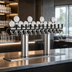 Thumbnail image #3 for Perlick 12-Faucet Illuminated Winged Bridge Draft Tower, Polished Chrome, Countertop, Glycol-Cooled
