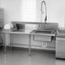 Thumbnail image #3 for 48-Inch Straight Left-to-Right Soiled Dish Table with Pre-Rinse Sink