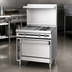 Thumbnail image #3 for Titan JTRH-18G-2-36C 36-Inch Heavy Duty Gas Range with Two Open Burners, 18