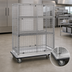 Thumbnail image #3 for Metro Super Erecta Mobile Chrome-Plated Wire Security Cage Dolly Truck, 63-1/8 x 28-1/16 x 68-1/2 Inches