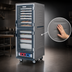 Thumbnail image #3 for Metro C5 3 Series Full-Height Mobile Heated Holding & Proofing Cabinet, Gray Insulation Armour, Dutch Clear Doors